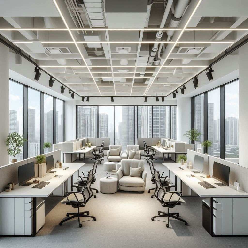 多终端同时接入出现后写字楼办公独立办公室配置为何要由投资团队分阶段处理